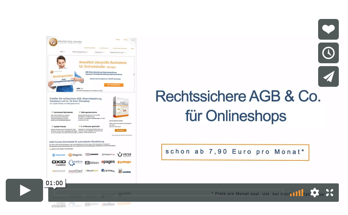 Protected Shops Rechtstexte Video Banner