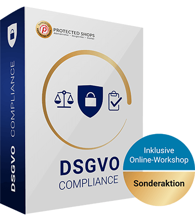 DSGVO compliance Schutzpaket inklusive Online-Workshop