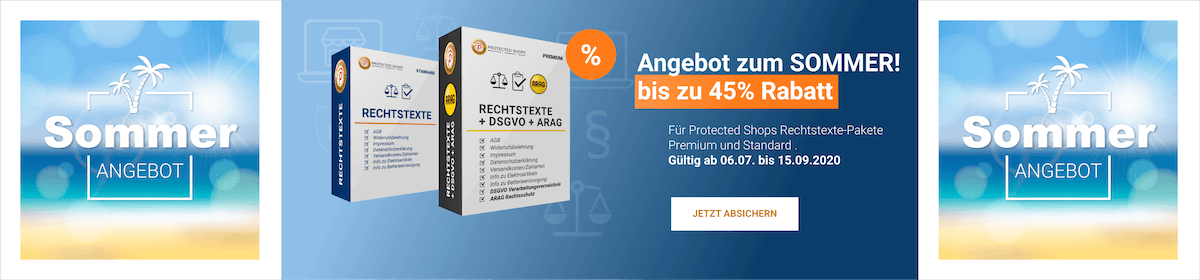 Sommerangebot 2020