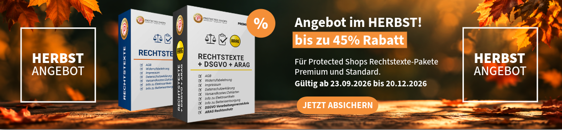Protected Shops – Onlinebanner – Herbst 2026